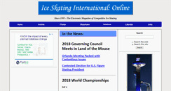 Desktop Screenshot of iceskatingintnl.com